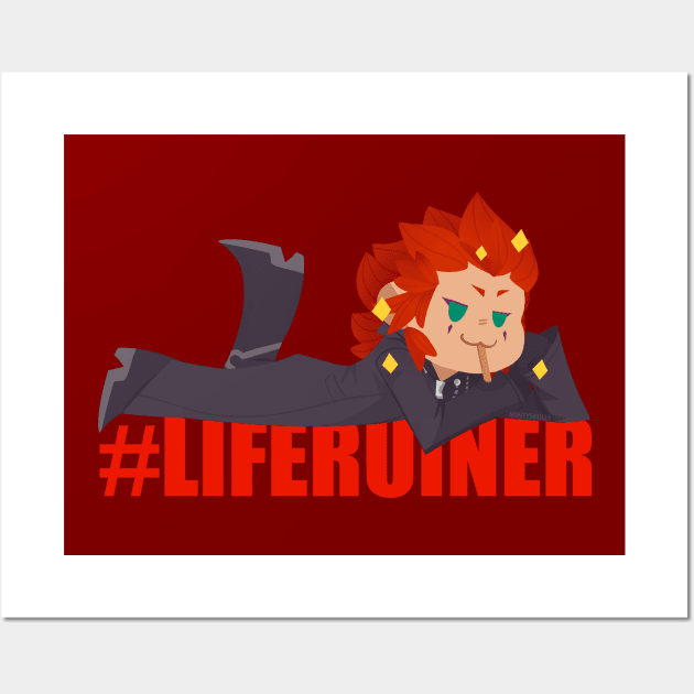 Life-Ruiner Axel Wall Art by VenaCoeurva